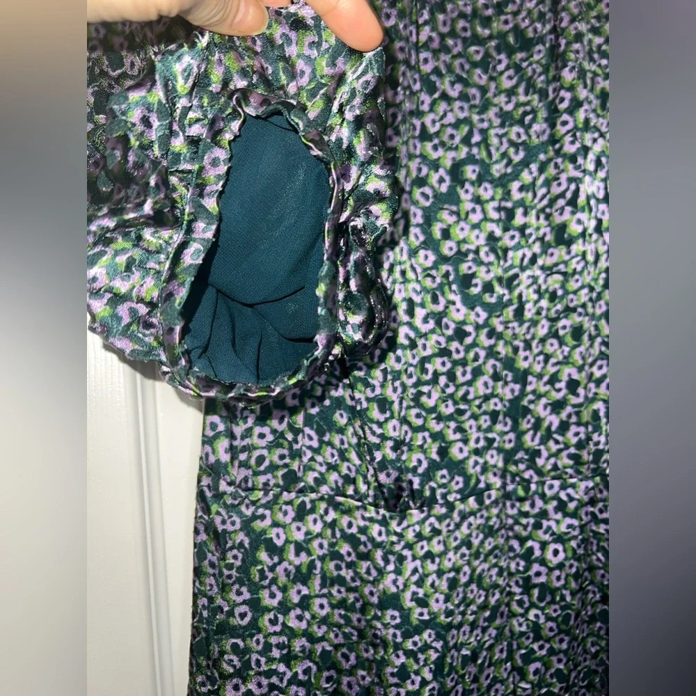 ♠️ NWOT! Kate Spade Floral Mini Dress - Picture 7 of 9